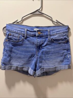 Old Navy Blue Denim Rolled-Hem Women's Shorts